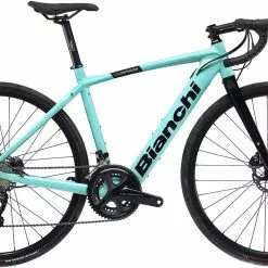 Bianchi Impulso E-Road Ultegra, Turkis/sort