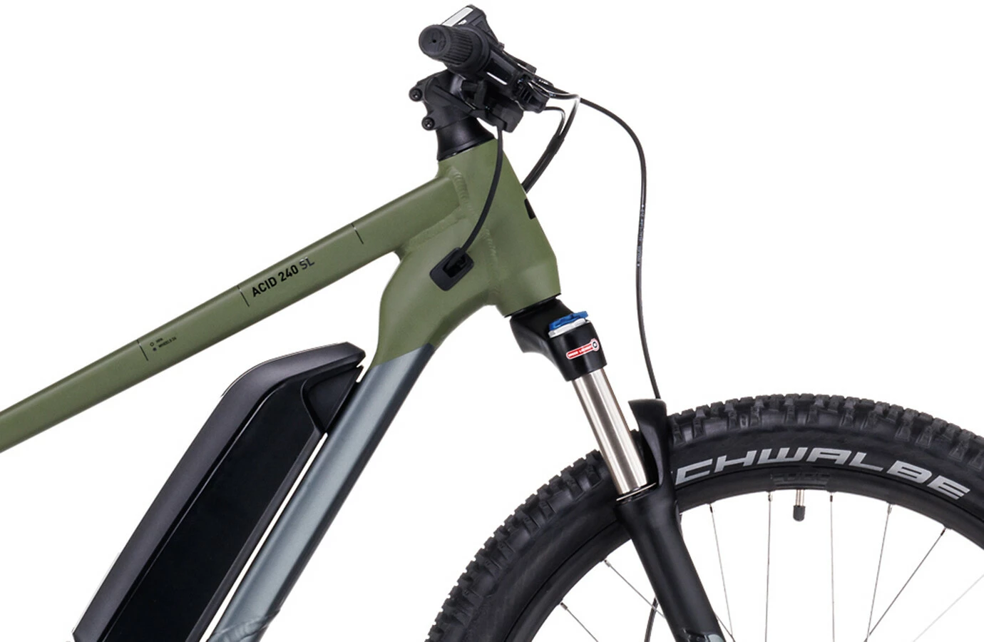 Cube Acid 240 Hybrid Rookie SLX 400 Børn, Oliven/grå 2 Cube Acid 240 Hybrid Rookie SLX 400 Børn, Oliven/grå - Billede 2