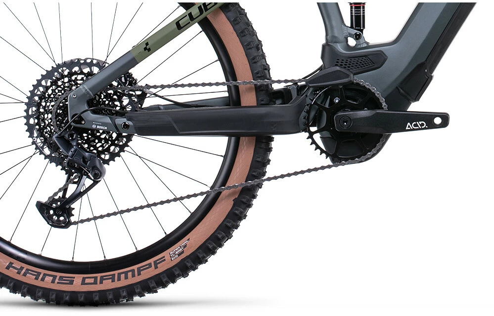 Cube Stereo Hybrid 120 TM 625, Oliven/grå 4 Cube Stereo Hybrid 120 TM 625, Oliven/grå - Billede 4