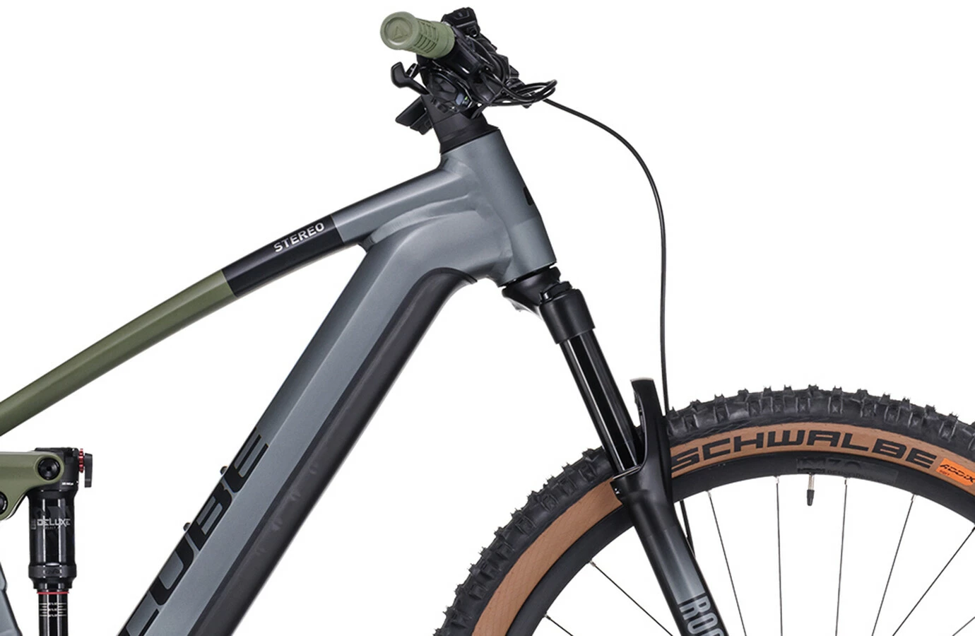 Cube Stereo Hybrid 120 TM 750, Grå/oliven 2 Cube Stereo Hybrid 120 TM 750, Grå/oliven - Billede 2