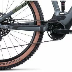 Cube Stereo Hybrid 120 TM 750, Oliven/grå -E-bikes MTB Salg cube stereo hybrid 120 tm 750 flashgreynolive 4