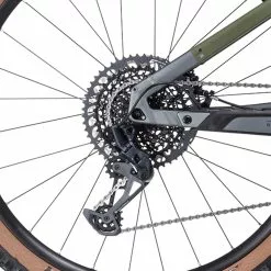 Cube Stereo Hybrid 120 TM 750, Grå/oliven 10 Cube Stereo Hybrid 120 TM 750, Grå/oliven -E-bikes MTB Salg cube stereo hybrid 120 tm 750 flashgreynolive 5 1