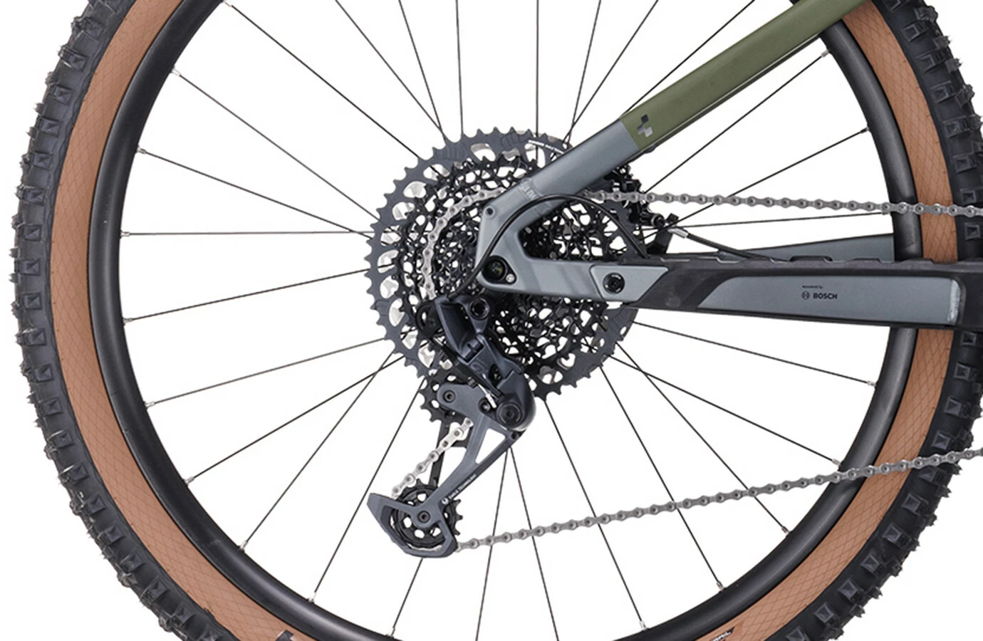 Cube Stereo Hybrid 120 TM 750, Grå/oliven 5 Cube Stereo Hybrid 120 TM 750, Grå/oliven - Billede 5