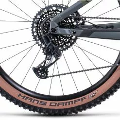 Cube Stereo Hybrid 120 TM 750, Oliven/grå -E-bikes MTB Salg cube stereo hybrid 120 tm 750 flashgreynolive 5