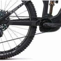 Cube Stereo Hybrid 140 HPC SLT 750, Sort/sølv -E-bikes MTB Salg cube stereo hybrid 140 hpc slt 750 prizmsilverncarbon 4