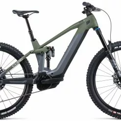 Cube Stereo Hybrid 140 HPC TM 625, Oliven/grå