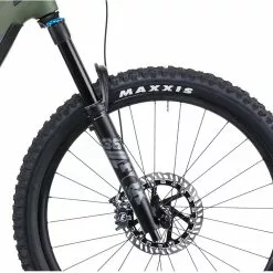 Cube Stereo Hybrid 140 HPC TM 625, Oliven/grå -E-bikes MTB Salg cube stereo hybrid 140 hpc tm 625 flashgreynolive 3