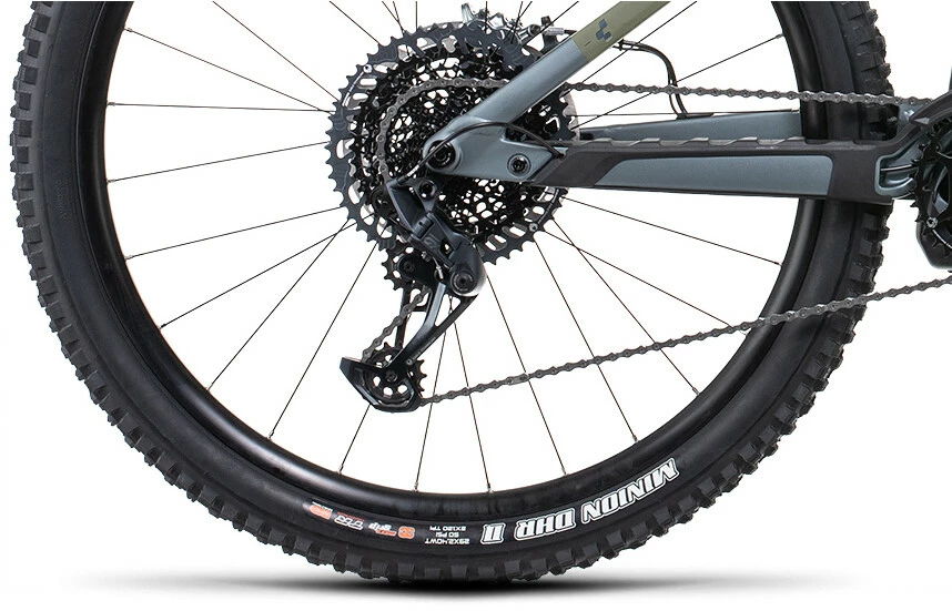 Cube Stereo Hybrid 140 HPC TM 750, Oliven/grå 5 Cube Stereo Hybrid 140 HPC TM 750, Oliven/grå - Billede 5