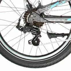 S'COOL S'cool E-troX 20 7-S Børn, Grå -E-bikes MTB Salg scool e trox 20 7 s darkgrey matt 5