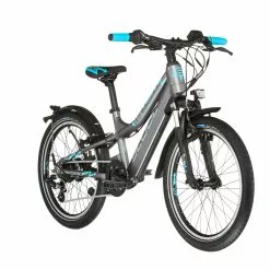 S'COOL S'cool E-troX 20 7-S Børn, Grå