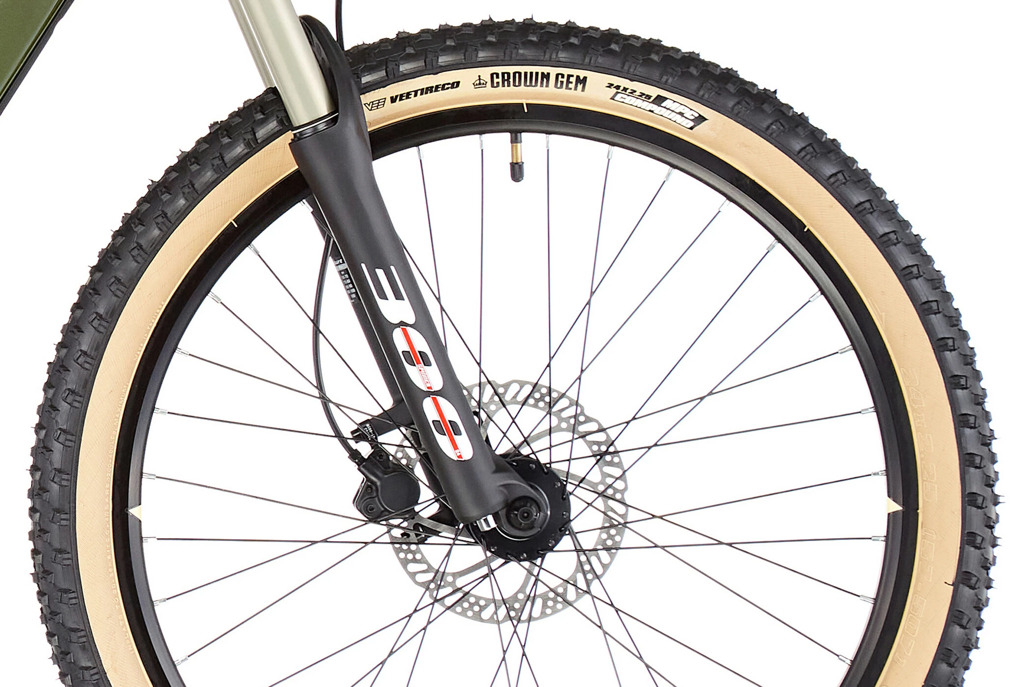 S'COOL S'cool E-troX Race 24 9-S Børn, Oliven 5 S'COOL S'cool E-troX Race 24 9-S Børn, Oliven - Billede 5