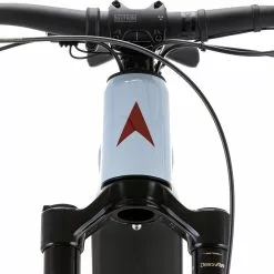 Vitus E-Sommet VRS International, Blå/sort -E-bikes MTB Salg vitus e sommet vrs asian built oryx grey black 12