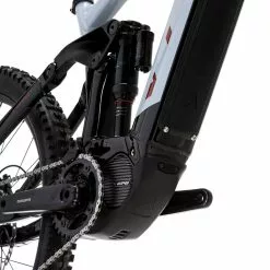 Vitus E-Sommet VRS International, Blå/sort -E-bikes MTB Salg vitus e sommet vrs asian built oryx grey black 19